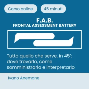 Corso online Frontal Assessment Battery