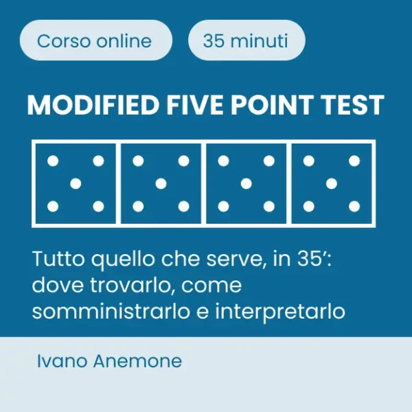 Corso asincrono Modified Five Point Test