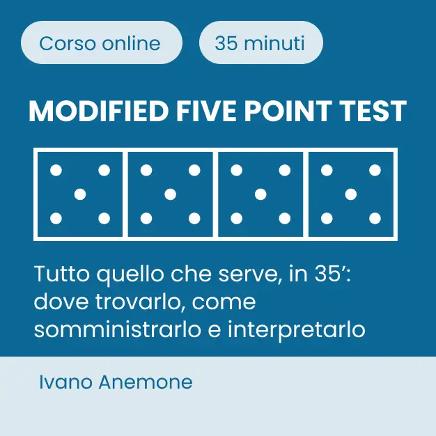 Corso asincrono Modified Five Point Test