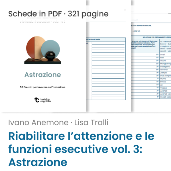 Riabilitare l'attenzione e le funzioni esecutive 3 astrazione