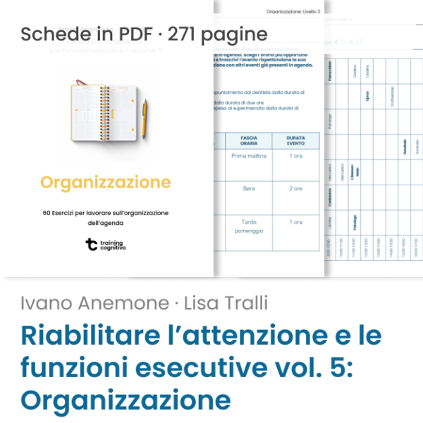 Riabilitare l'attenzione e le funzioni esecutive 5 Organizzazione